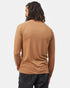 Tentree Men's TreeBlend Baker Henley Longsleeve - Foxtrot Brown