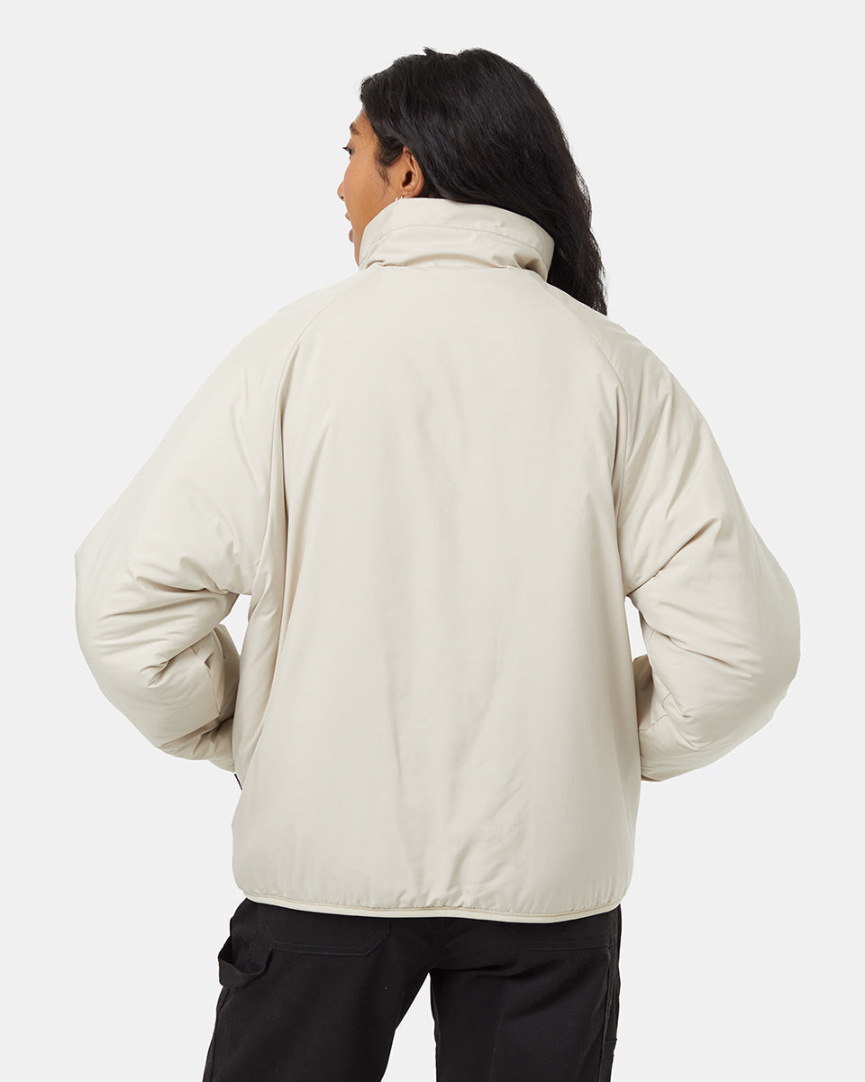 Tentree Women's EcoLoft Reversible Short Jacket - Elkwood Pale Oak