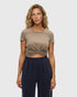 Tentree Women's Rib Lawson T-Shirt - Clay