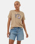 Tentree Women's Artist Series Logo T-Shirt - Barley Viola