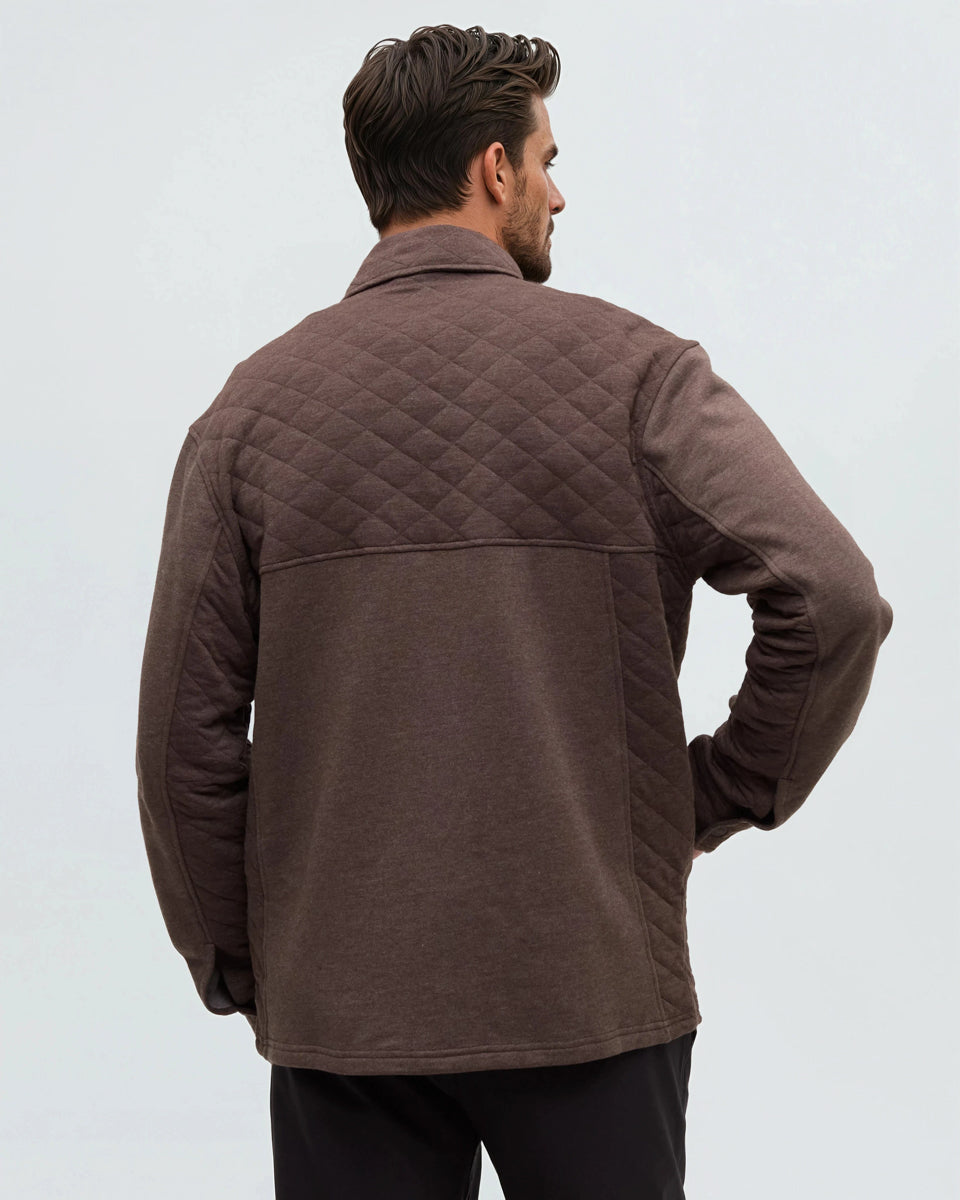 Tentree Men's Helmcken Overshirt - Kona Heather