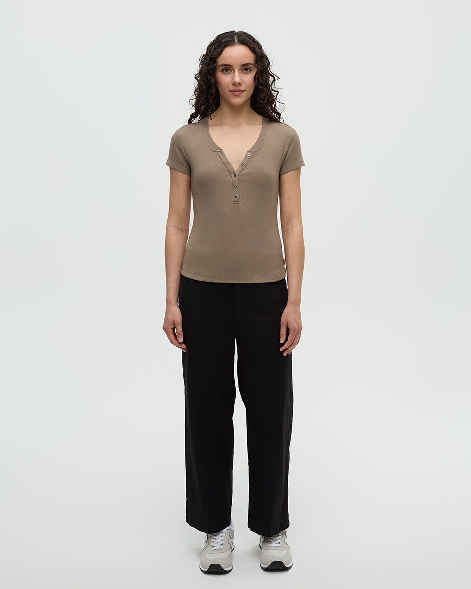 Tentree Women's Pinewood T-Shirt - Clay