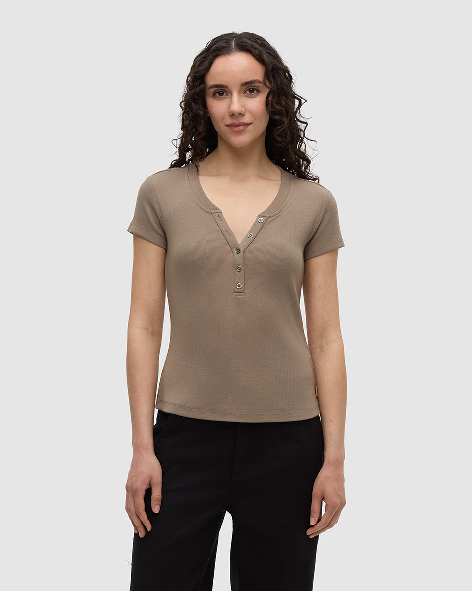 Tentree Women's Pinewood T-Shirt - Clay
