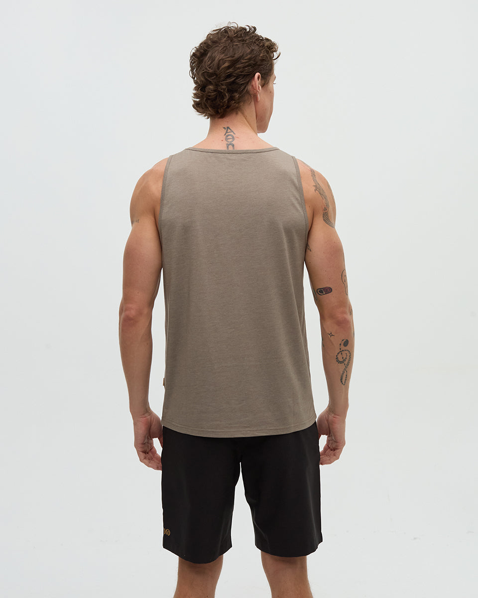 Tentree Men's Pender Tank - Clay Heather