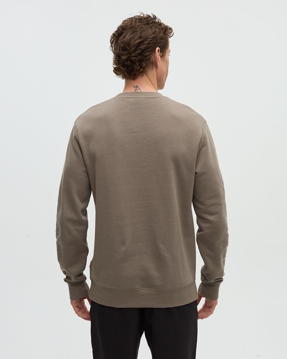 Tentree Men's Reynard Crew - Clay