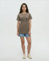 Tentree Women's Plant T-Shirt - Clay Meteorite Black