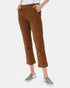 Tentree Corduroy Cropped Straight Leg Pant - Foxtrot Brown