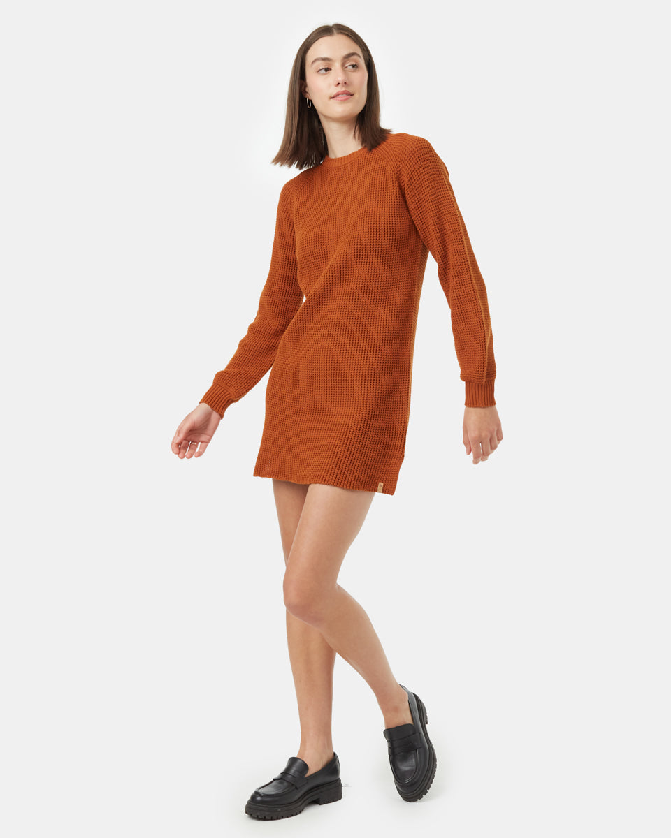 Tentree Women's Highline Crew Neck Dress - Toffee