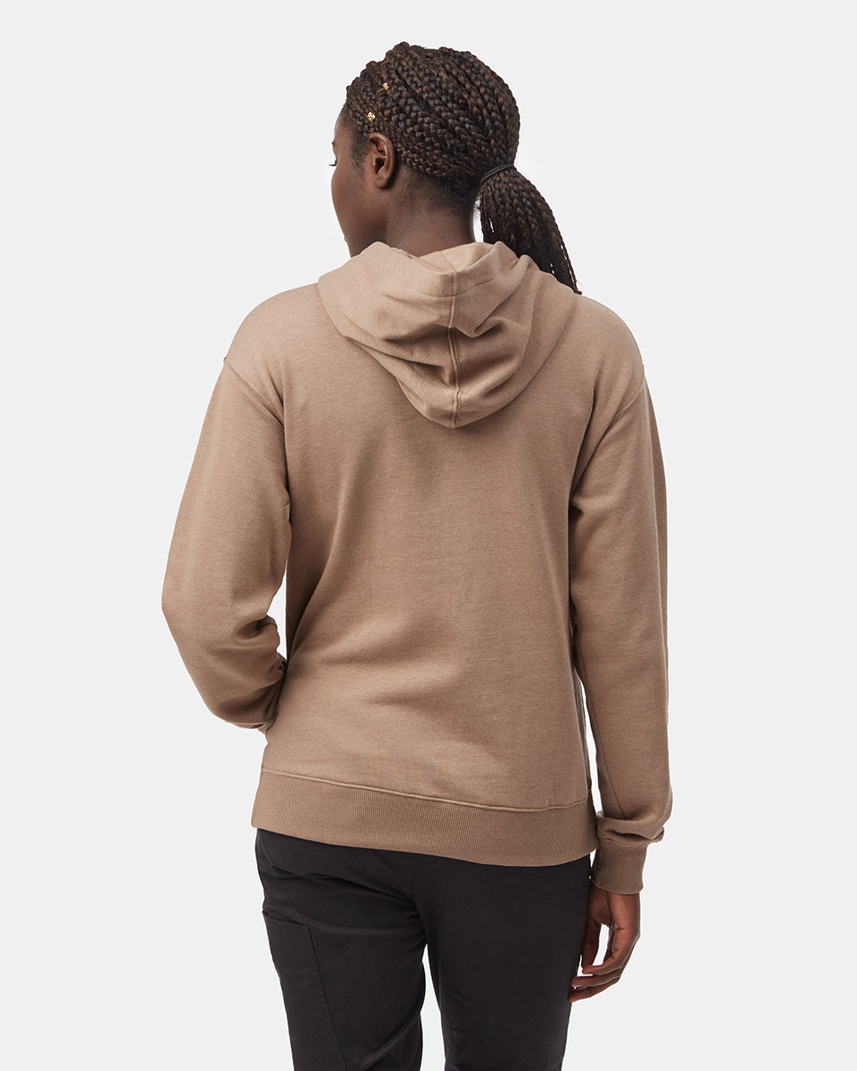 Tentree Women's Be Kind Graphic Hoodie - Pine Bark
