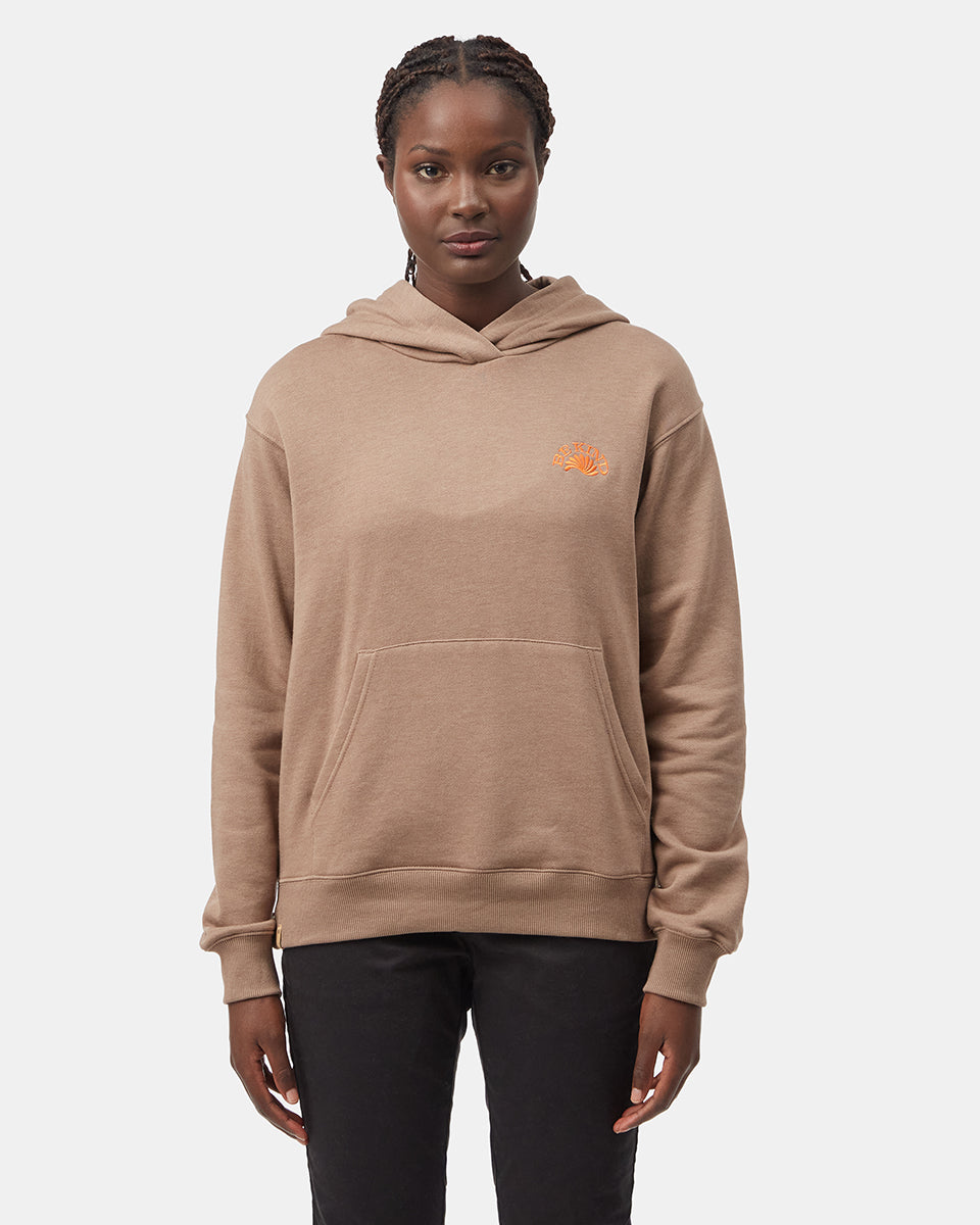 Tentree Women's Be Kind Graphic Hoodie - Pine Bark