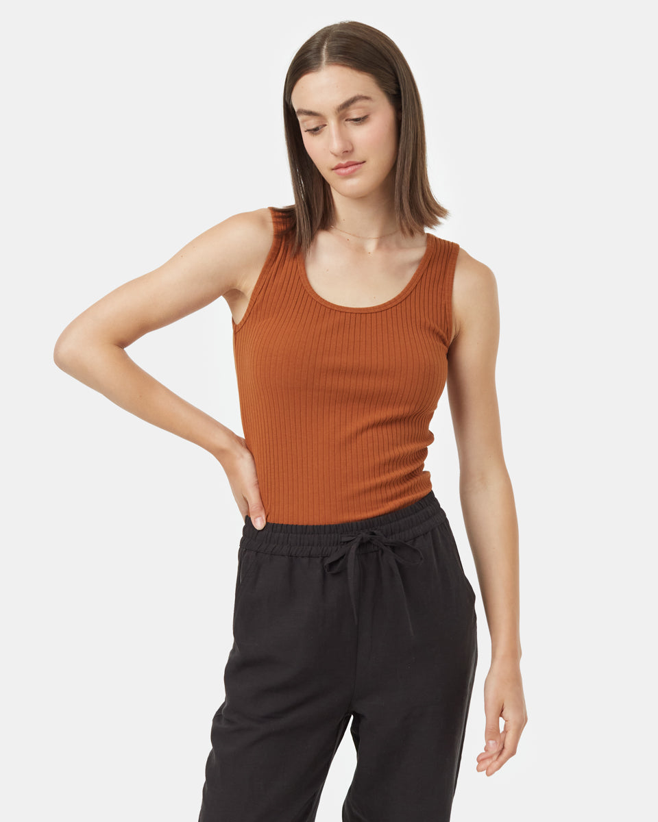 Tentree Women's Fitted Basic Cami - Toffee
