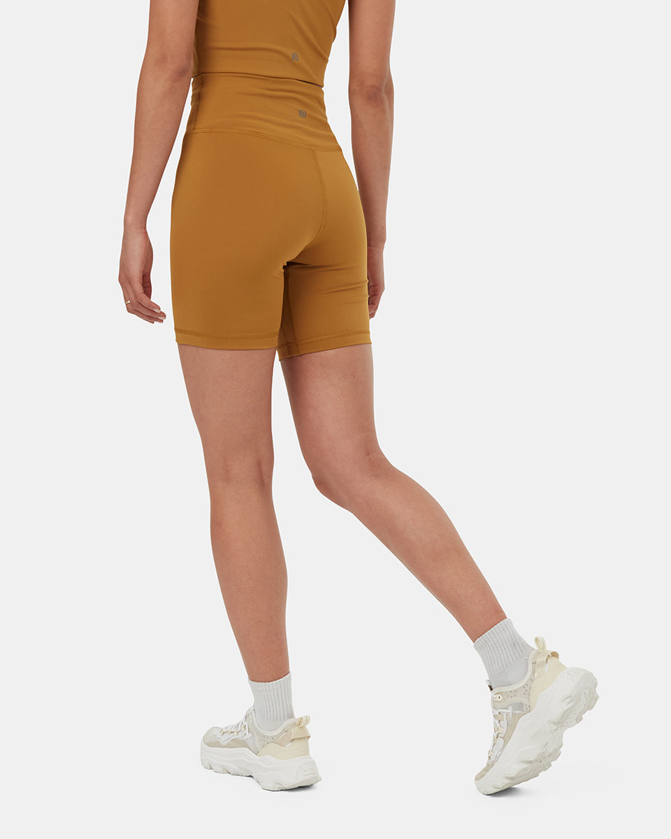 Tentree Women's Grouse Bike Short - Golden Brown