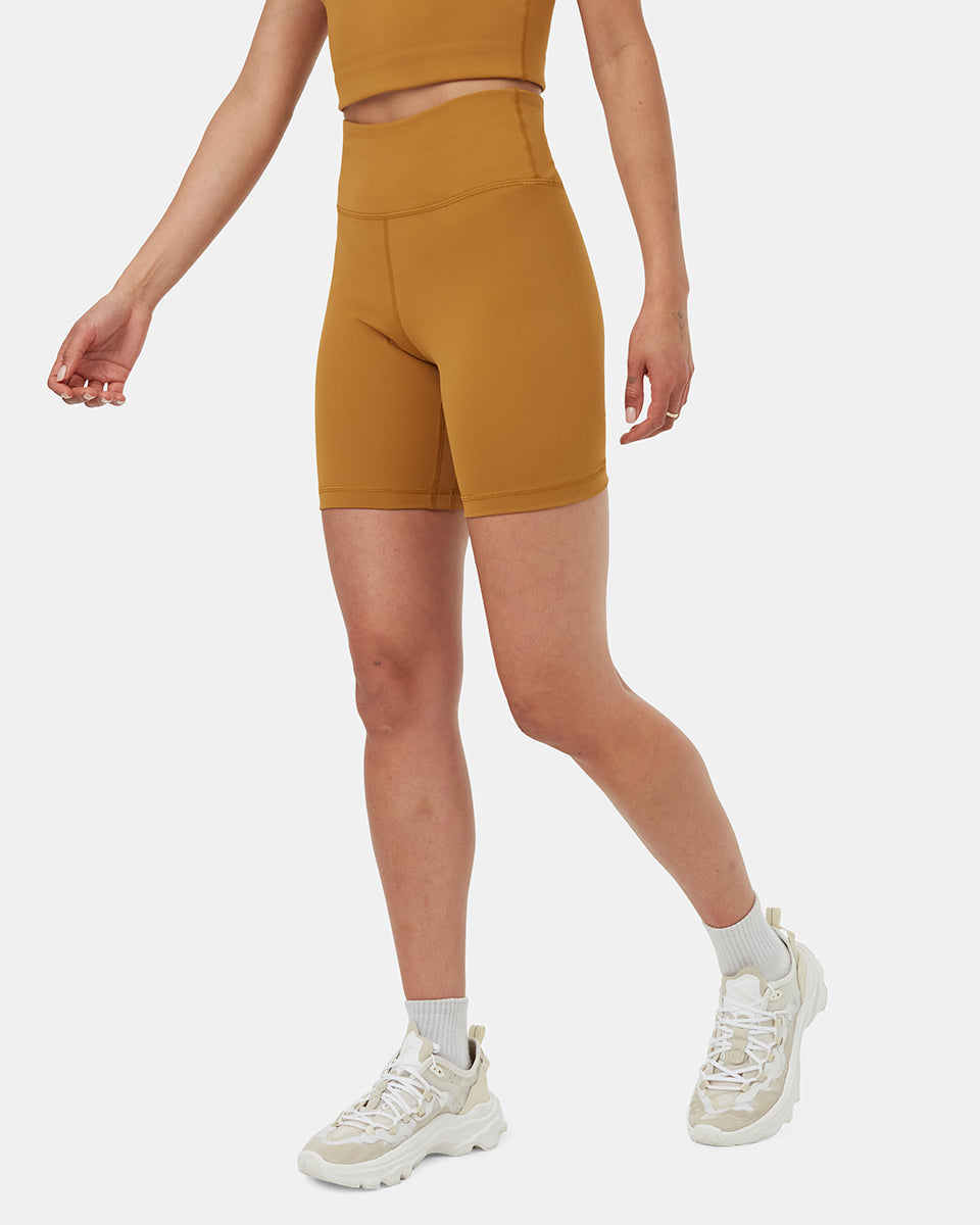 Tentree Women's Grouse Bike Short - Golden Brown