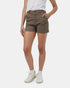 Tentree Women's Twill High Waist Short - Falcon