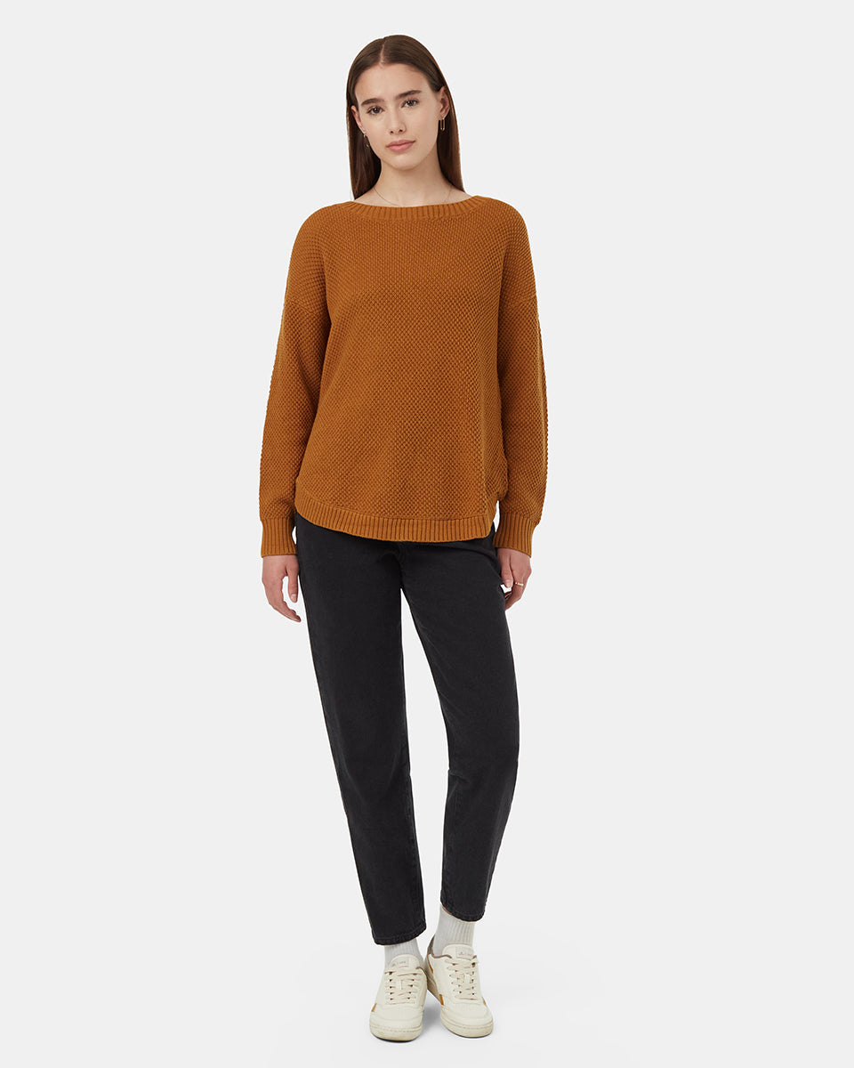 Tentree Women's Broughton Sweater - Golden Brown