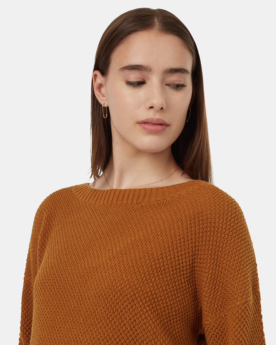 Tentree Women's Broughton Sweater - Golden Brown