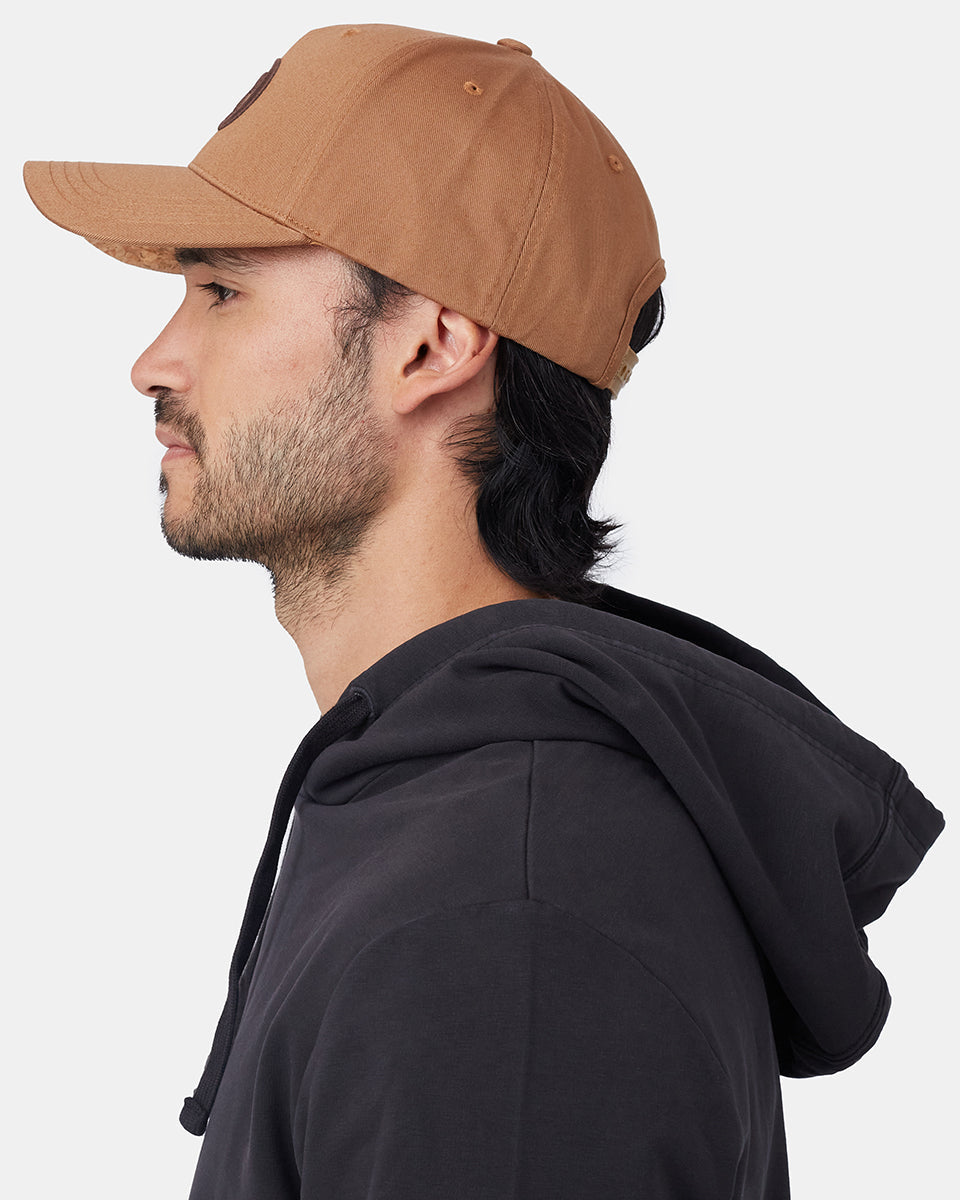Tentree Logo Cork Brim Altitude Hat - Foxtrot Brown