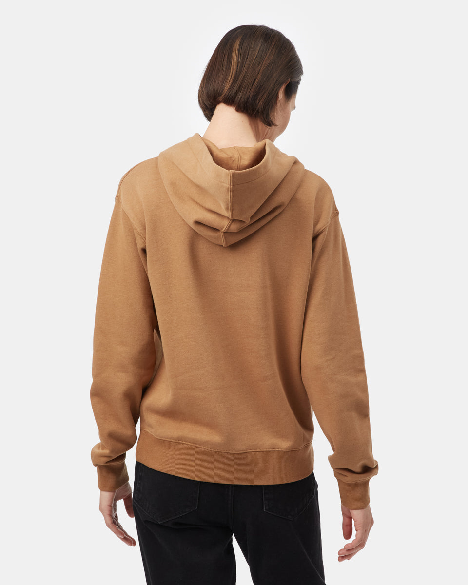 Tentree Peru Embroidered Llama Hoodie - Foxtrot Brown
