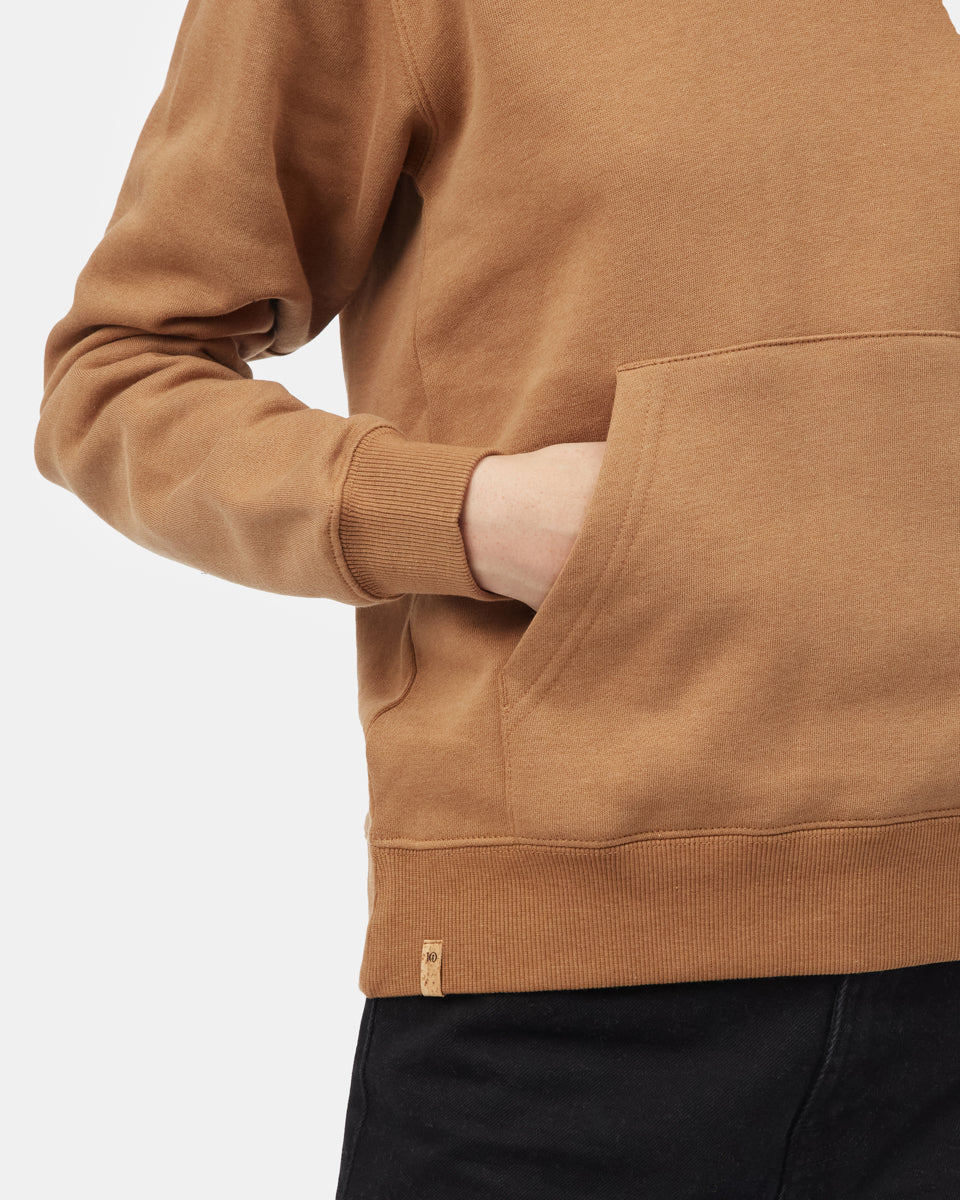 Tentree Peru Embroidered Llama Hoodie - Foxtrot Brown