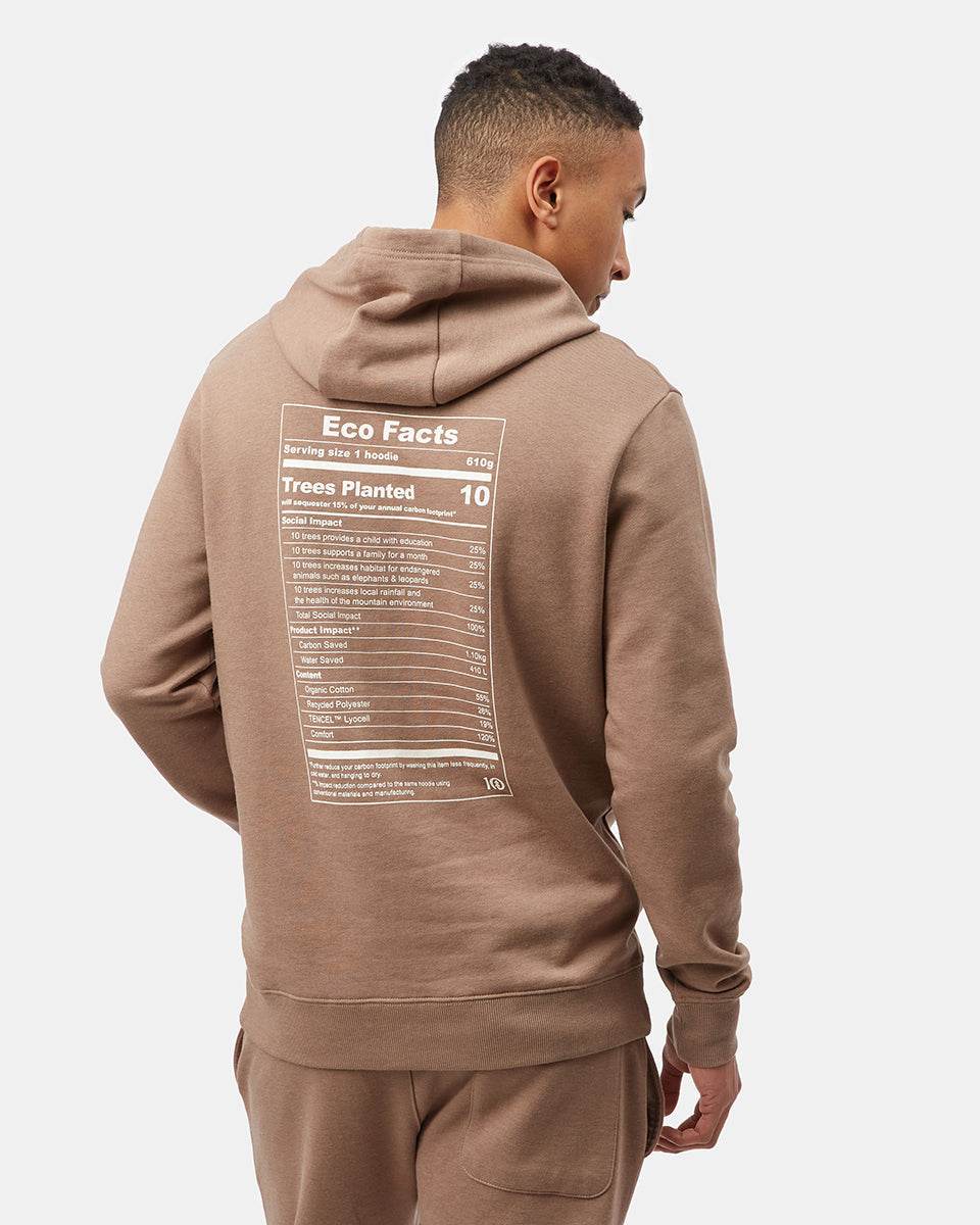 Tentree Eco Facts Hoodie - Pine Bark