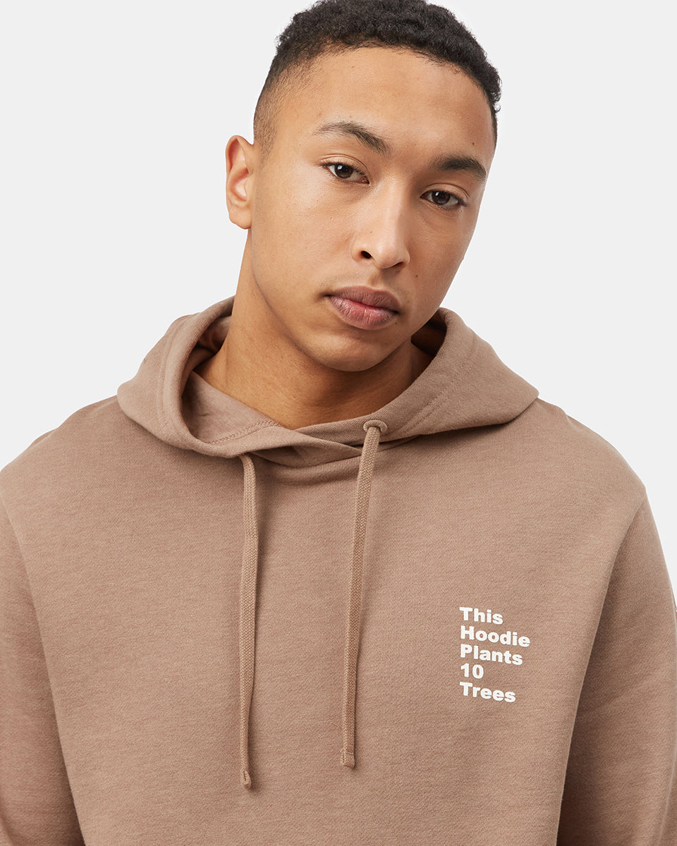 Tentree Eco Facts Hoodie - Pine Bark