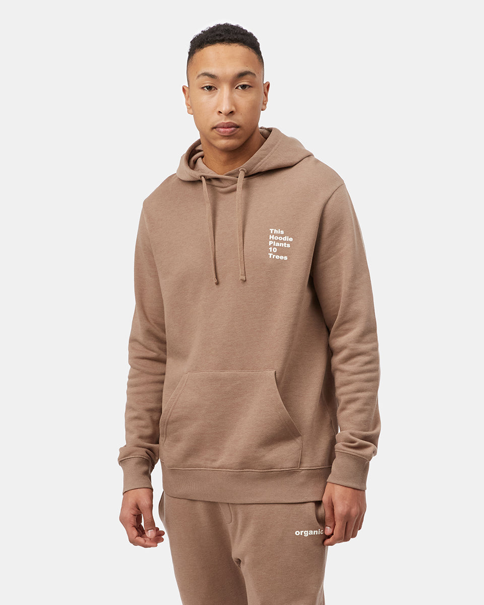 Tentree Eco Facts Hoodie - Pine Bark
