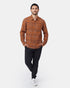 Tentree Men's Benson Flannel Shirt - Foxtrot Brown Douglas Plaid