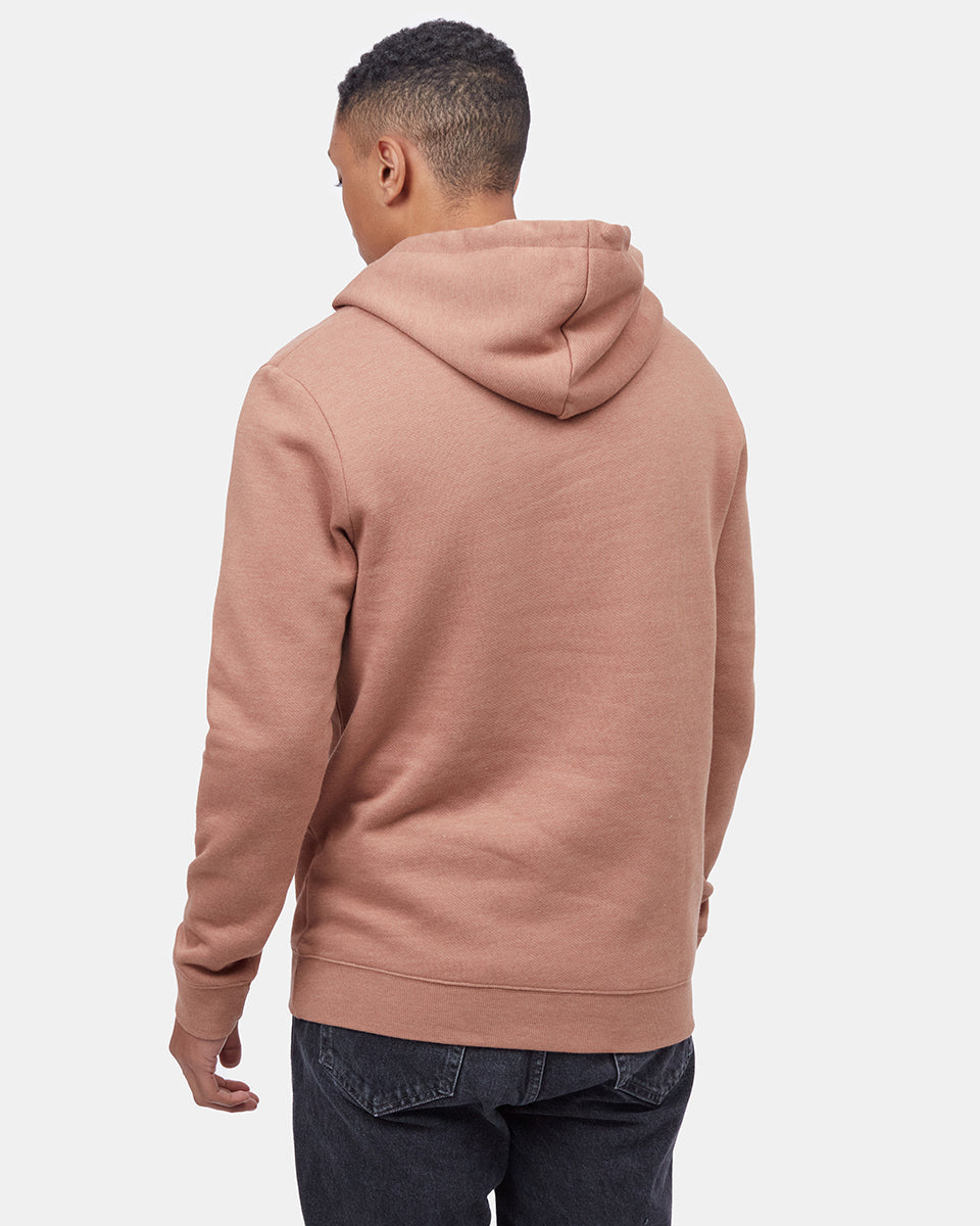 Tentree Woodgrain Ten Hoodie - Foxtrot Brown Heather