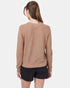 Tentree Highline Cotton Rib Crew Sweater - Mushroom