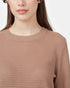 Tentree Highline Cotton Rib Crew Sweater - Mushroom