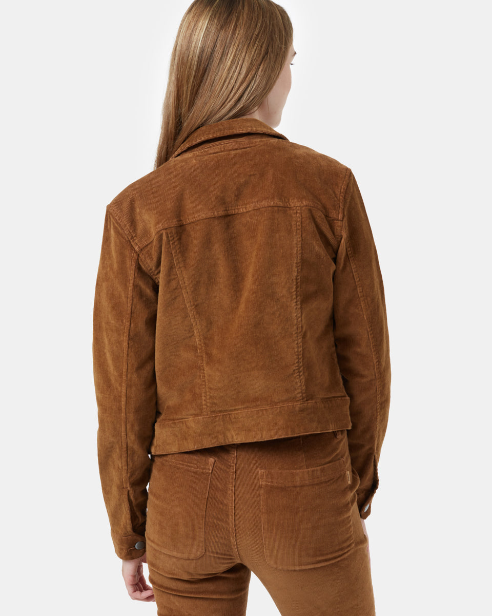 Tentree Women's Rowan Corduroy Jacket - Foxtrot Brown