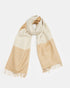 Tentree RWS Wool Woven Scarf - Cartouche Brown Elm White Heather