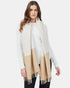 Tentree RWS Wool Woven Scarf - Cartouche Brown Elm White Heather