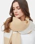 Tentree RWS Wool Woven Scarf - Cartouche Brown Elm White Heather