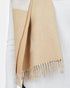 Tentree RWS Wool Woven Scarf - Cartouche Brown Elm White Heather