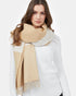 Tentree RWS Wool Woven Scarf - Cartouche Brown Elm White Heather