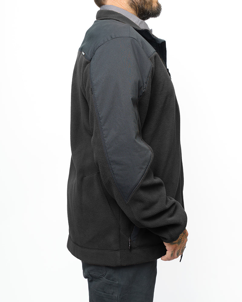 Off The Grid Surplus Bruin Fleece Zip Up - Black