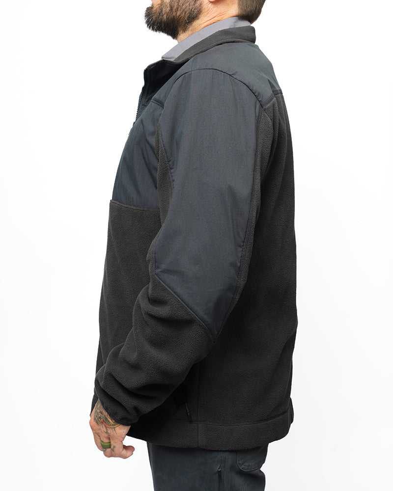 Off The Grid Surplus Bruin Fleece Zip Up - Black