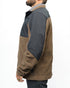 Off The Grid Surplus Bruin Fleece Zip Up- Major Brown