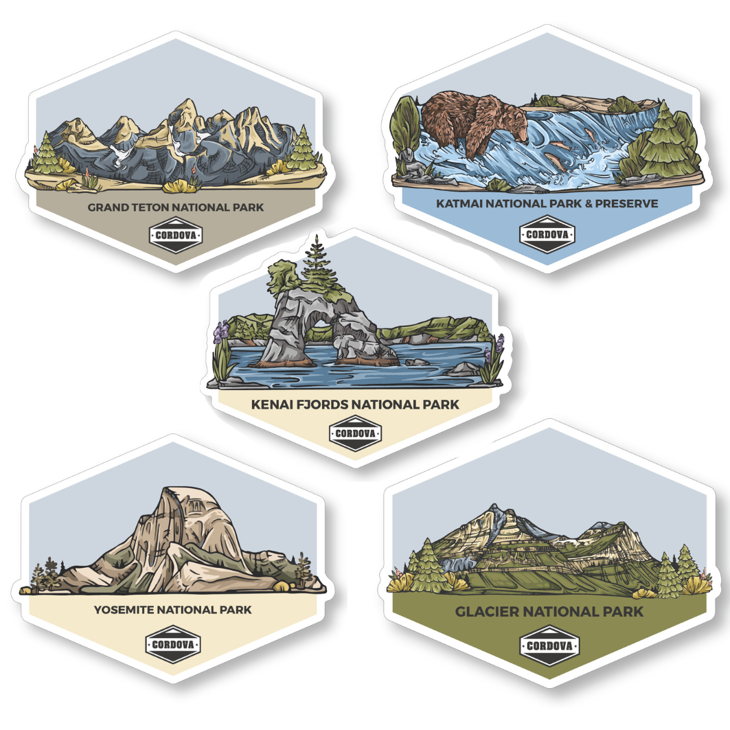 Cordova National Parks Stickers
