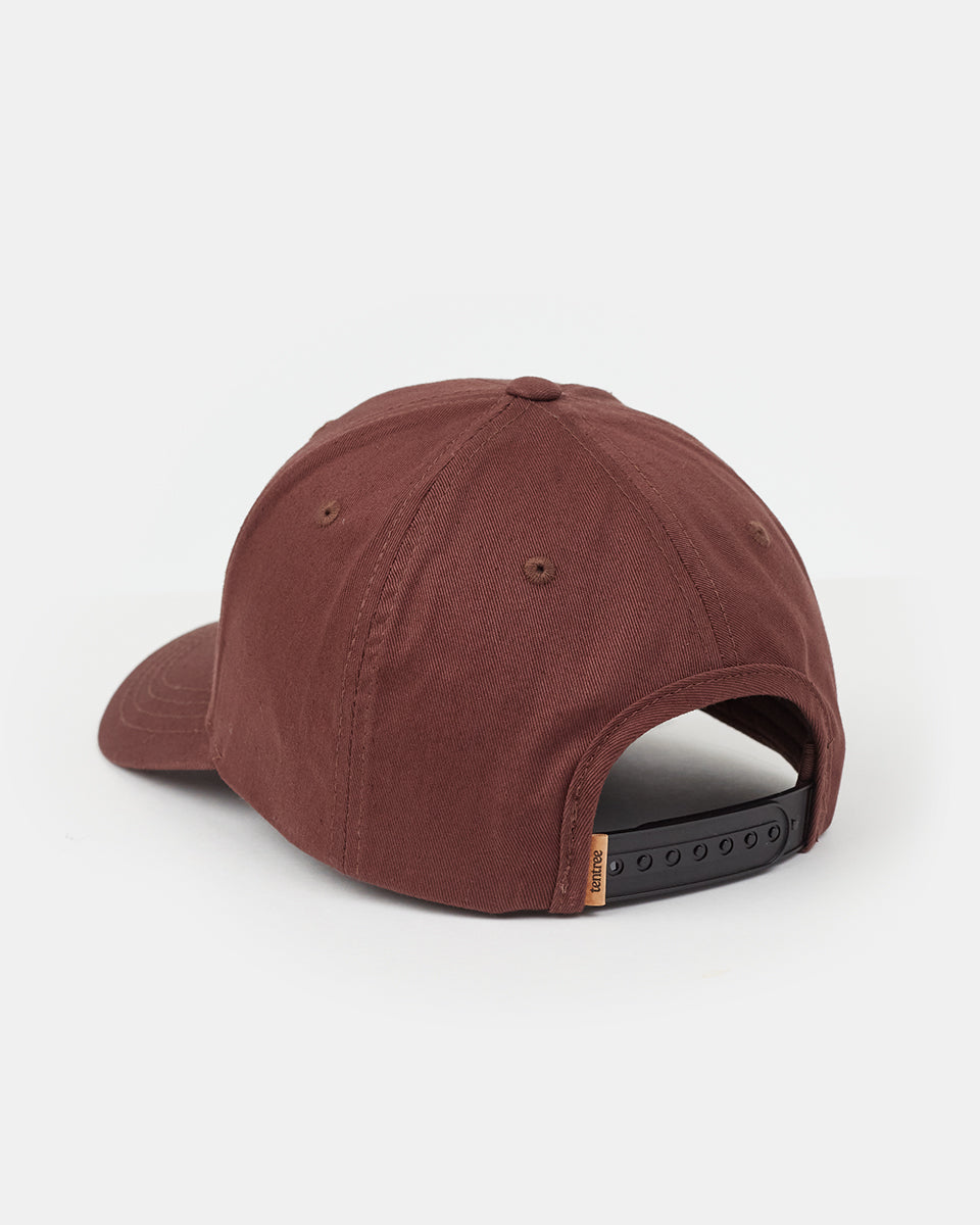 Tentree Cork Icon Elevation Hat - Deep Mahogany