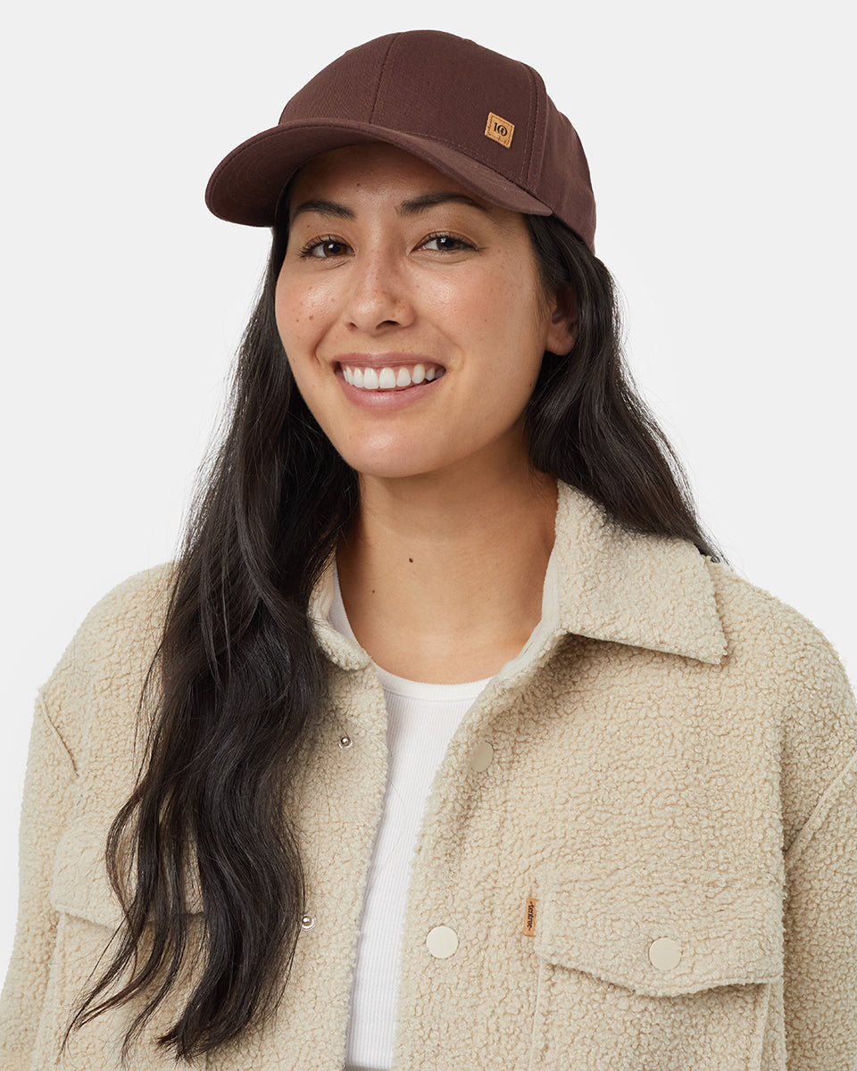 Tentree Cork Icon Elevation Hat - Deep Mahogany