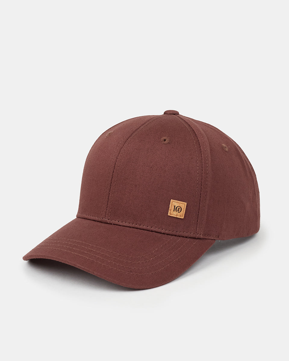 Tentree Cork Icon Elevation Hat - Deep Mahogany