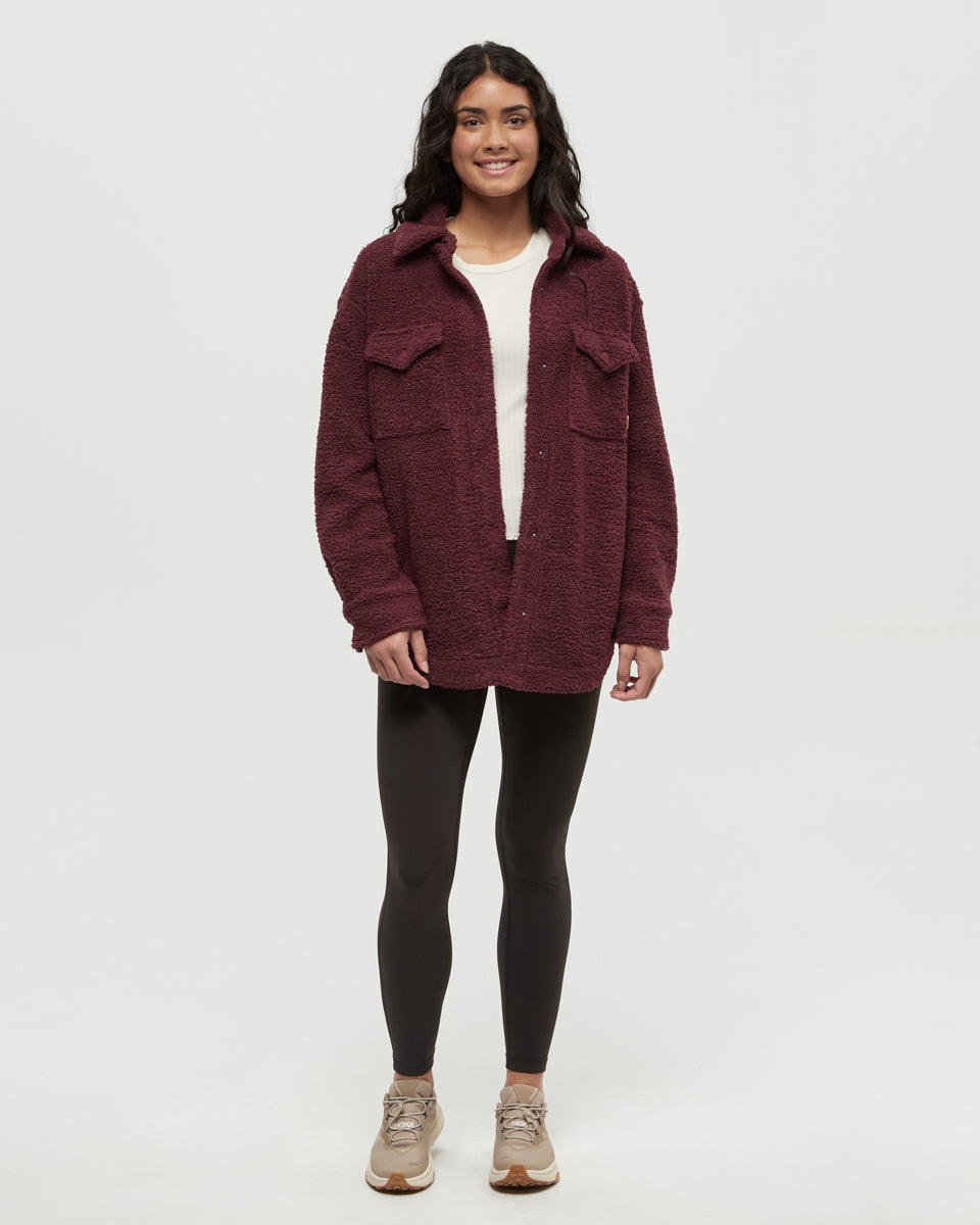 Tentree Women's Sunday Jacket - Deep Burgundy