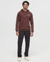 Tentree Men's Path Less Travelled Hoodie - Deep Mahogany Pecan Brown
