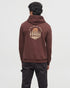 Tentree Men's Path Less Travelled Hoodie - Deep Mahogany Pecan Brown