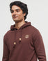 Tentree Men's Path Less Travelled Hoodie - Deep Mahogany Pecan Brown