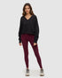 Tentree Women's Atlin Legging - Deep Burgundy