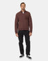 Tentree Men's EcoLoft Pocket Full Zip - Deep Mahogany