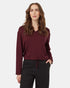 Tentree Women's Soft EcoTerry Notch Neck - Mulberry
